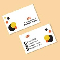 Business Card Design vector