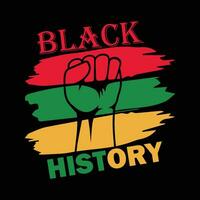 black history month t shirt design vector
