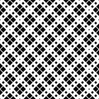Geometrical monochrome seamless square pattern background - abstract vector illustration from squares