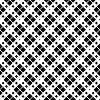 Geometrical monochrome seamless square pattern background - abstract vector illustration from squares