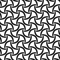monocromo resumen sin costura curvo forma modelo diseño vector