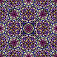 Abstract seamless floral pattern background design - vector illustration