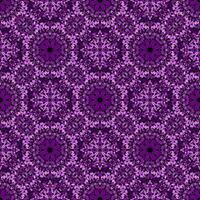 Bohemian purple abstract stone ethno pattern design - dark violet kaleidoscope geometrical oriental seamless vector background