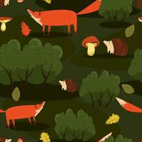 Hello Autumn. background, season, fall, vector, illustration, pattern vector