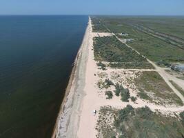 Top view of the Sea of Azov photo
