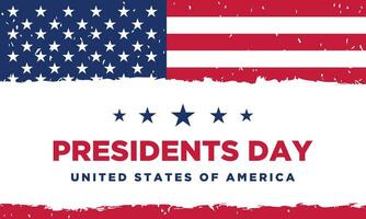 Presidents Day Background Design. vector