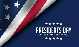 Presidents Day Background Design. vector