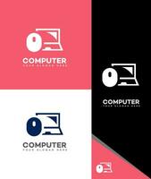 computer hardware logo Vector Template