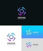 drone company logo vector