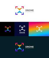 drone company logo vector