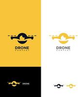 drone company logo vector