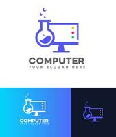 computer lab logo vector