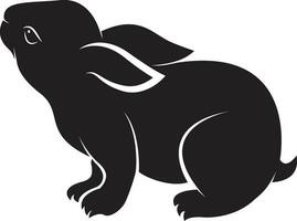 Vector of an rabbit design on white background. Wildlife Animals. Easy editable layered vector illustration.