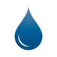 Water drop icon vector