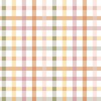 Spring plaid seamless pattern. Easter checkered repeat background. Vector gentle texture, geometric print, wallpaper, flannel design, Scottish ornament, check, gingham tartan motif light pastel color