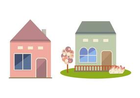 Vector illustration of house, flat illustration.