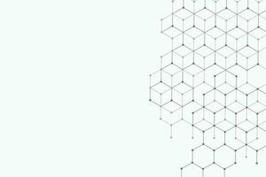 Background Abstract technology hexagon vector design template