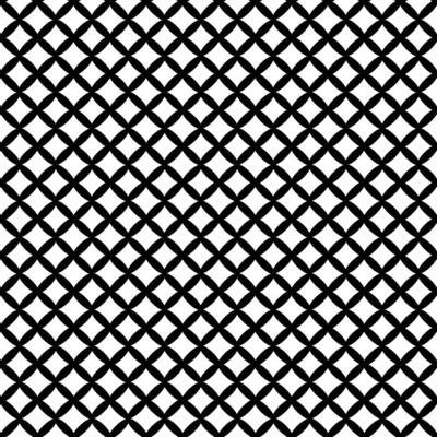 Seamless vector abstract geometric texture in the form of white quadrangles on a black background