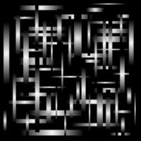 Original abstract vector pattern in the form of stripes and rectangles on a black background