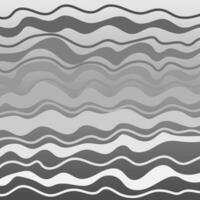 Vector abstract pattern in the form of wavy lines and stripes on a gray background