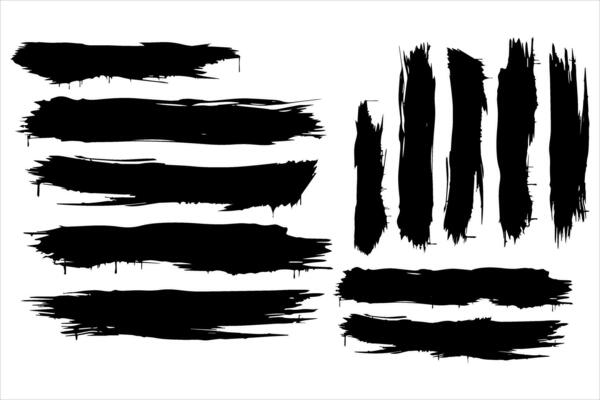 Vintage Retro Ink Paint Brush Shape, Vintage Retro Paint Brush Stroke Texture