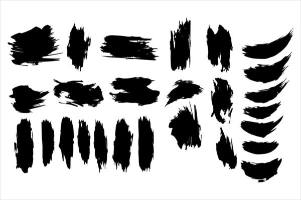 Vintage Retro Ink Paint Brush Shape, Vintage Retro Paint Brush Stroke Texture