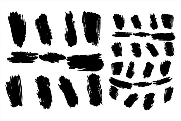 Vintage Retro Ink Paint Brush Shape, Vintage Retro Paint Brush Stroke Texture
