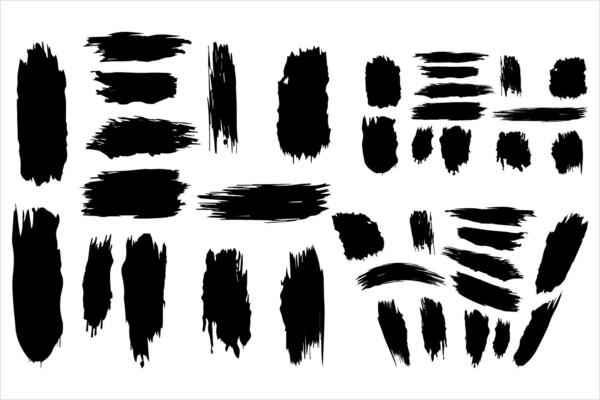 Vintage Retro Ink Paint Brush Shape, Vintage Retro Paint Brush Stroke Texture