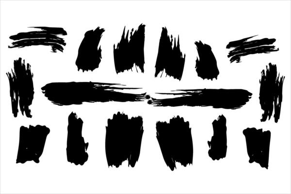Vintage Retro Ink Paint Brush Shape, Vintage Retro Paint Brush Stroke Texture