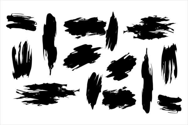 Vintage Retro Ink Paint Brush Shape, Vintage Retro Paint Brush Stroke Texture
