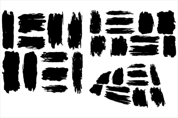 Vintage Retro Ink Paint Brush Shape, Vintage Retro Paint Brush Stroke Texture