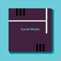 Digital Business Marketing social Media Post Template and Banner Free Vector. vector