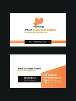 business card template vector