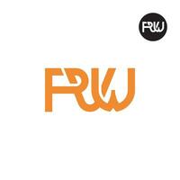 Letter PVW Monogram Logo Design vector