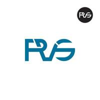 Letter PV5 PVS Monogram Logo Design vector