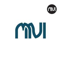 Letter MNI Monogram Logo Design vector
