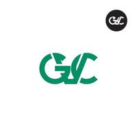 Letter GVC Monogram Logo Design vector