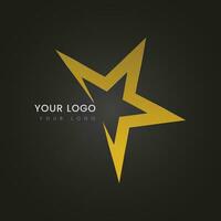 Luxury, premium and luxury Logo design award ceremony concept, Logo, banner, premium star. Vector illustration