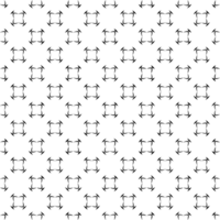 Black seamless abstract pattern. Overlay for background and backdrop. Ornamental design. PNG graphic illustration with transparent background.