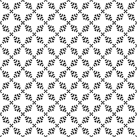 Black seamless abstract pattern. Overlay for background and backdrop. Ornamental design. PNG graphic illustration with transparent background.