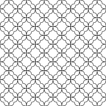 Black seamless abstract pattern. Overlay for background and backdrop. Ornamental design. PNG graphic illustration with transparent background.