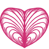 pink watercolor heart png