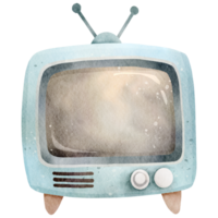 Vintage ▾ televisione acquerello png