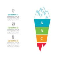 Creative concept for infographic with 3 steps, options, parts or processes. Business data visualization. vector