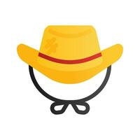 Farmer hat icon in gradient fill style with high vector quality suitable for ui and spring needs