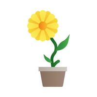 Sunflower icon in gradient fill style with high vector quality suitable for ui and spring needs