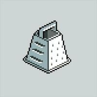 Pixel art illustration Grater. Pixelated Grater. Kitchen Grater pixelated for the pixel art game and icon for website and video game. old school retro. vector