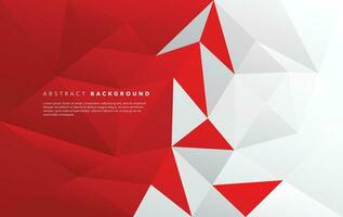 red and white modern abstract background design vector