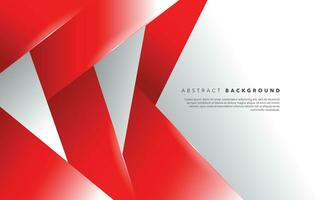 red and white modern abstract background design vector