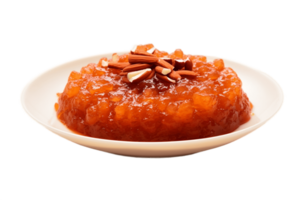 ai gegenereerd gajar halwa met een transparant achtergrond. ai png